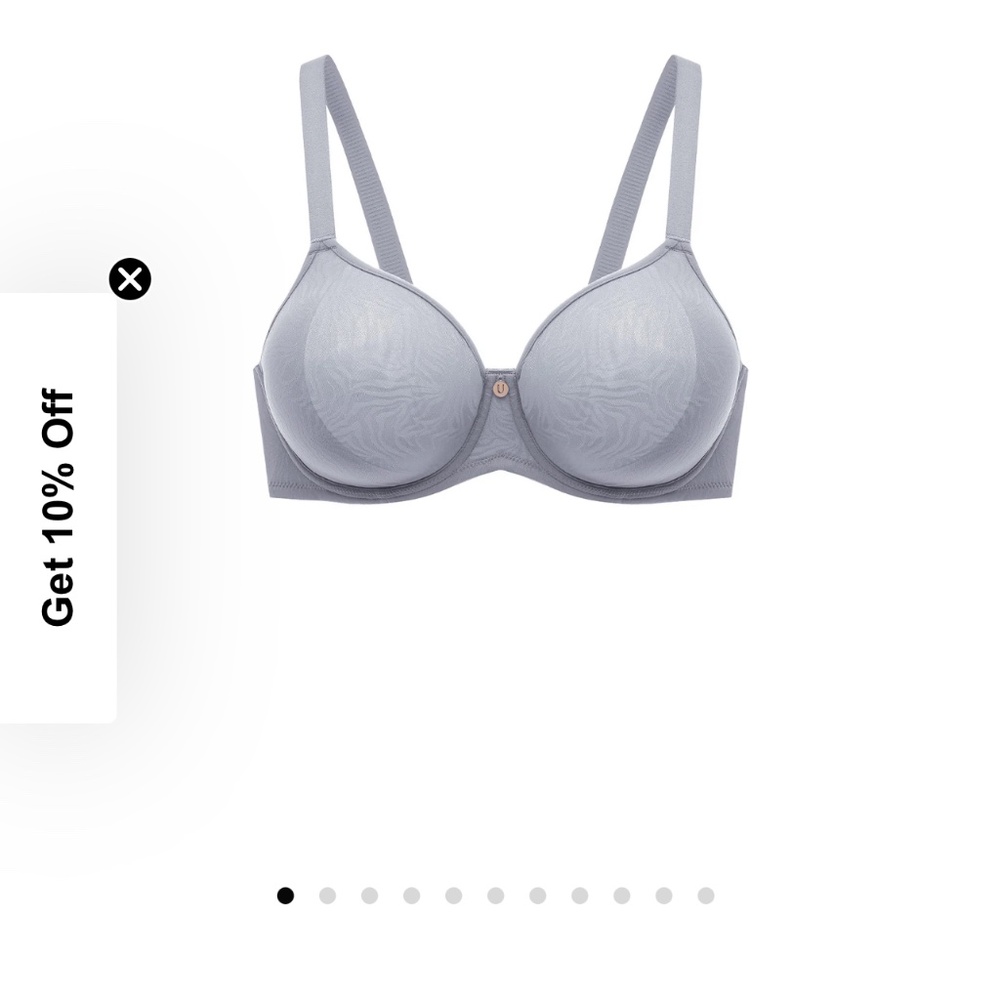 Four unpadded bras